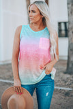 Multicolor Ombre Tank Top