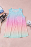 Multicolor Ombre Tank Top