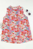 Multicolor Floral Print Relaxed Tank Top