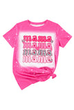 Rose Mama Letter Print Graphic Tie Dye