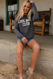 Gray COOL MOMS CLUB Drop Shoulder Sweatshirt