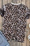 Leopard Mix Animal Print Bleached T Shirt