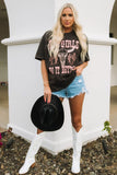 Gray COWGIRLS DO IT BETTER Graphic Print Oversized T Shirt