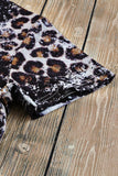 Leopard Mix Animal Print Bleached T Shirt