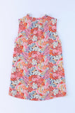 Multicolor Floral Print Relaxed Tank Top