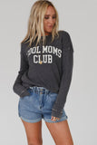 Gray COOL MOMS CLUB Drop Shoulder Sweatshirt