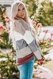 Colorblock Pocketed Sweater